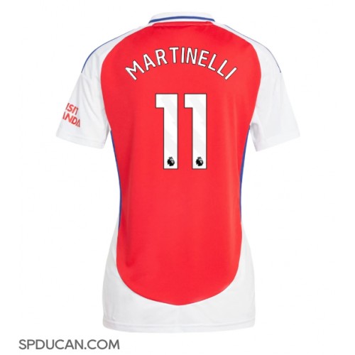 Zenski Nogometni Dres Arsenal Gabriel Martinelli #11 Domaci 2024-25 Kratak Rukav